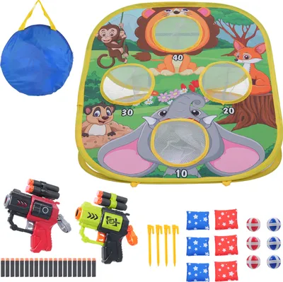 Produktbild von Tier Bean Bag Toss Spiel, Indoor Outdoor Sportspielzeug, Familie Party Supplies für Kinder Jungen Kleinkinder Typ B