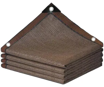 Image de Filet d'ombrage serre - Polyéthylène - 1 x 2 m - 85 à 95 % - Marron