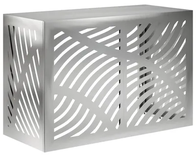 Zdjęcie produktu dla vidaXL Osłona klimatyzacji srebrna 90 x 40 x 60 cm Stal ocynkowana