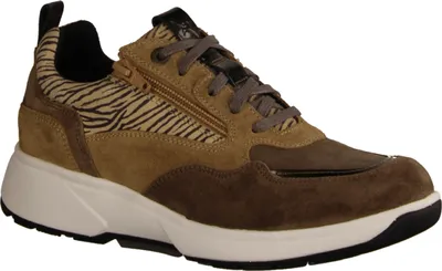 Zdjęcie produktu dla Xsensible Grenoble damskie sznurowane buty, sneaker, skóra, gałka muszkatołowa brązowy,NOWOŚĆ, wygodne buty - buty damskie wygodne sznurowane buty, brązowy, skóra/tkanina