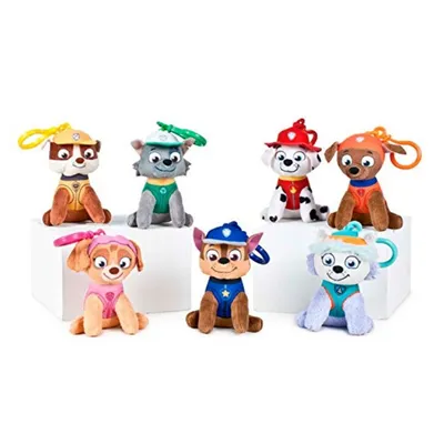 Immagine prodotto di Paw Patrol - Ciondolo a clip in peluche Rubble