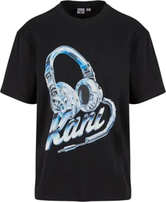 Produktbild von Karl Kani Herren T-Shirt Headphone Print Schwarz S