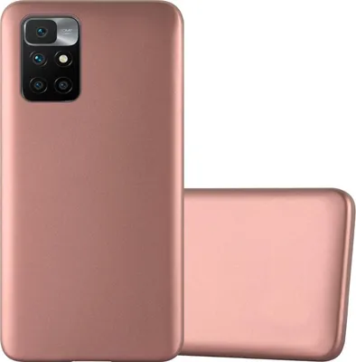 Produktbild von Cadorabo Schutzhülle für Xiaomi RedMi 10 / RedMi NOTE 11 4G Hülle in Rosa Handyhülle TPU Silikon Etui Cover Case