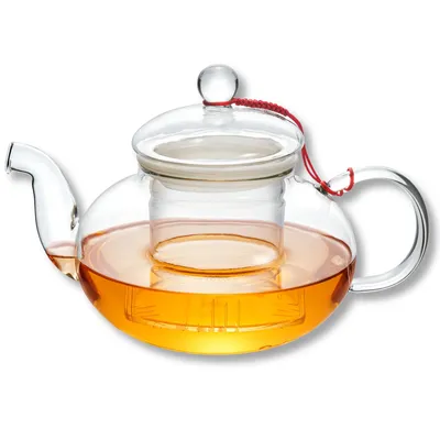 Image de Théière Wilmax 1550 ml en verre avec couvercle en verre transparent WL-888814/A
