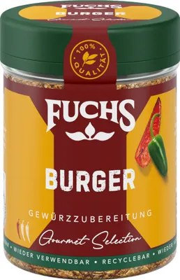 Image de Fuchs Burger préparation d'épices épicée et aromatique paquet de 70g