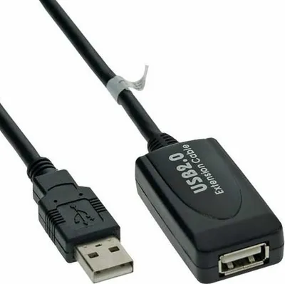Obrázek produktu pro Prodlužovací kabel Hapena USB 10 m USB2AAVA10, USB 2.0, konektor A na zástrčku A, aktivní