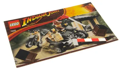 Produktbild von 1x Lego Bauanleitung Heft Indiana Jones Kreuzzug Verfolgungsjagd Motorrad 7620