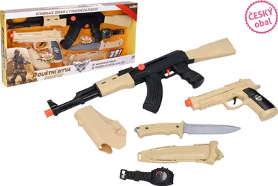 Image de Set de fusils desert battle 52 cm - Emballage tchèque