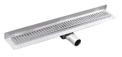 Produktbild von Gelco MANUS ONDA Bodenrinne aus Edelstahl mit Rost, wandhängend, L-1150, DN50