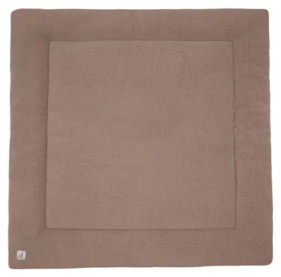 Productafbeelding van Jollein Looprek-tapijt 100x100 cm - Cloudy Rib - Melkachtige koffiekleur | Jollein Looprek-deken