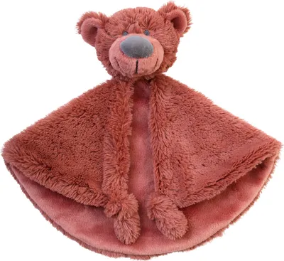 Productafbeelding van Happy Horse Knuffeldoekje Beer Bobbie - Roodbruin - Babycadeau, 29 cm