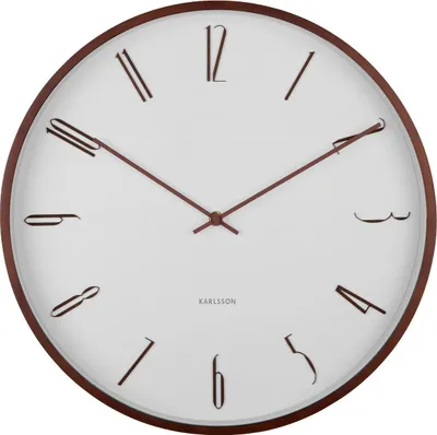 Produktbild von Karlsson - Wanduhr Scandia - Weiß - Ø40cm