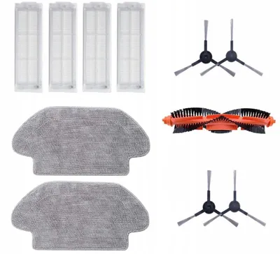 Produktbild von Zubehör für Staubsauger - 11 Teile - kompatibel für VIOMI V3 V2 Xiaomi Vacuum Mop Pro - Hauptbürste
