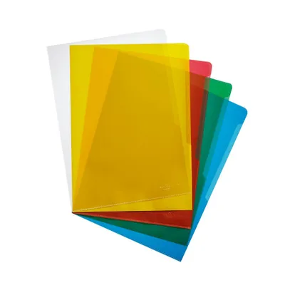 Obrázok produktu pre Durable 10 Sichthüllen farbsortiert genarbt