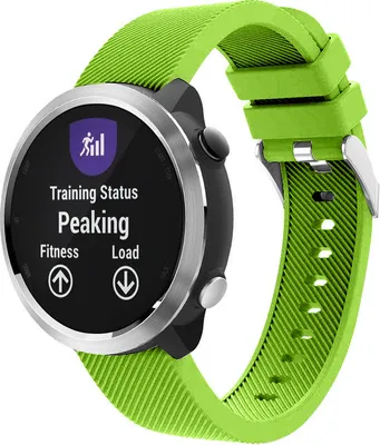 Produktbild von Strap-it Garmin Vivoactive 4 Armband Silikon - 45 mm - Hellgrün