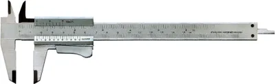 Produktbild von FORMAT Taschenmessschieber Feststellschraube 200 mm, Ausführung:mit Feststellschraube_2634, Modul:nv, Maße:nv, Abmessung L x B:nv