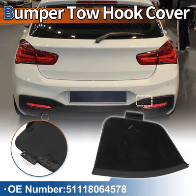 Image de Couvercle De Crochet De Remorquage Arriššre De Pare-Chocs De Voiture Couvercle De Remorquage Cap Non Peint Pour Bmw SšŠrie 1 F20 F21 M-Sport 2015-2018 No.51118064578 - Pack De 1