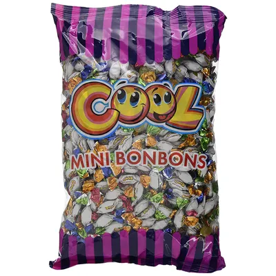 Zdjęcie produktu dla Fajne mini cukierki 4 różne karnawałowe materiały do rzucania 1000g