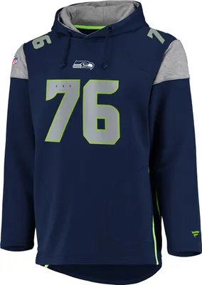 Produktbild von NFL Seattle Seahawks #76 Hoody hooded Jersey Sweater Kaputzenpullover Franchise Overhead (S)