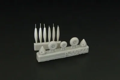 Produktbild von Brengun BRL144146 - 1:144 P-38 Wheels -proppelers (Fujimi kit) - Zubehör - Neu