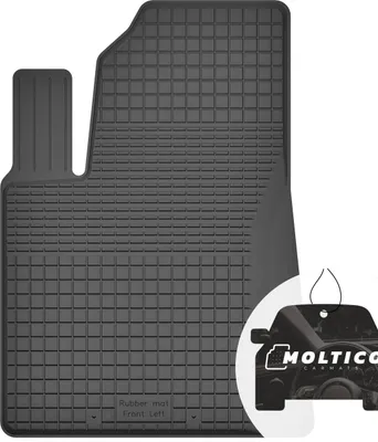 Produktbild von Fahrer Gummimatten mit Rand Auto Fußmatten Gummi Automatten Passgenau 1-teilig Set - passend für Ford Fiesta MK6 2002-2008
