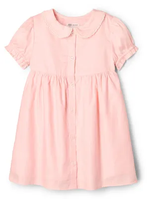 Produktbild von A. Essentials x Sofia Grainge Kleinkind Mädchen Baumwollsatin Kleid mit Kragen R