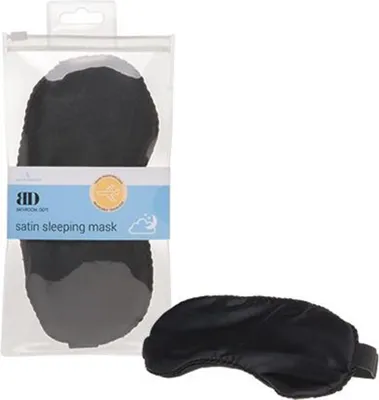 Immagine prodotto di Maschera per dormire Source Balance in raso con elastico Nero