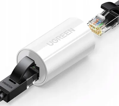 Zdjęcie produktu dla Wtyk do skrętki RJ45 kat. 5e/6 do 100 m 1 Gbit/s - biały