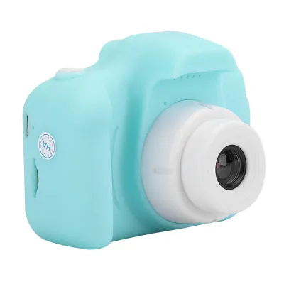 Zdjęcie produktu dla Cyfrowy aparat fotograficzny HD z kreskówkami - DIY do robienia zdjęć i nagrywania wideo dla dzieci, zielony