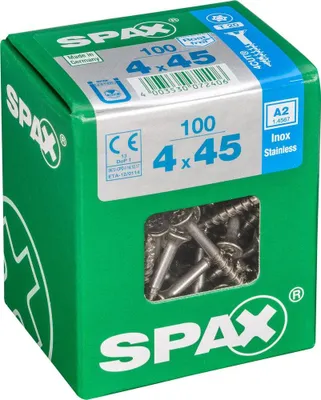 Immagine prodotto di Spax A2 inossidabile TRX 4x45 L