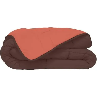 Produktbild von Quilt CALGARY Schokolade / Coral 140