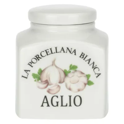 Produktbild von Porcellana Conserva Behälter mit Deckel, 0,5 l, Deco Garlic Gb, Nylon/A