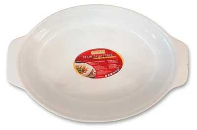 Produktbild von Guardini Ovaler Keramik-Bräter, 30x18 cm, Weiß