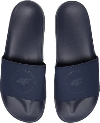 Produktbild von Herren Badelatschen 4F Badeschuhe Duschschuhe Pantoletten Hausschuhe Badeschlappen Saunaschuhe Blau 42