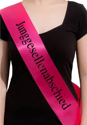 Produktbild von Oblique Unique Schärpe Junggesellenabschied JGA Hen Party pink