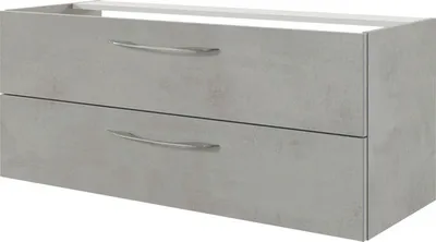 Produktbild von pelipal Waschtischunterschrank Xpressline 4035 BxHxT 116 x 48,2 x 43,5 cm Frontfarbe grau 4035.031101