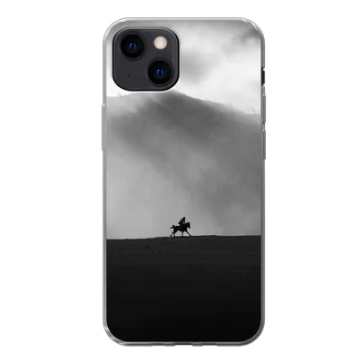 Produktbild von MuchoWow® Handyhülle Schutzhülle Hülle für iPhone 13 mini Pferd - Licht - Berg Silikon Softcase Handy Hülle - Softcase