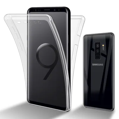 Produktbild von Cadorabo Schutzhülle für Samsung Galaxy S9 PLUS Hülle in natur 360° Etui Full Body Handyhülle Cover Case