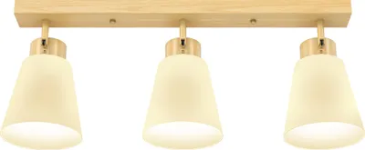 Produktbild von HOMCOM Deckenleuchte LED 40W 3-flammige Deckenlampe mit 3 E27-Fassungen