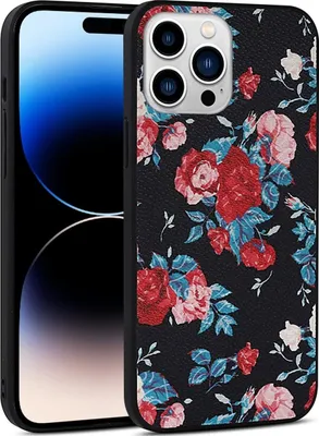 Produktbild von Mobigear Flowers iPhone 14 Pro Max Hülle Hardcase Backcover - Model 2