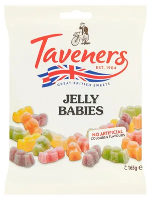 Productafbeelding van Taveners Jelly Babies (165 gr)