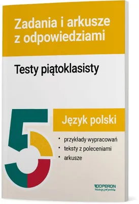 Immagine prodotto di Język Polski Testy Zadania i Arkusze Piątoklasisty