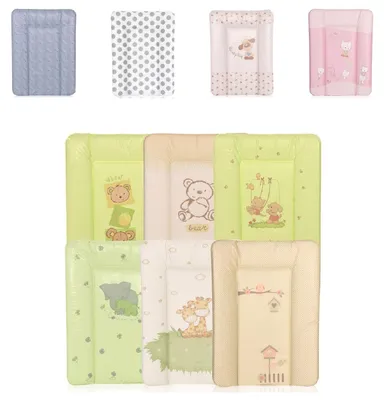 Obrázek produktu pro Dětská přebalovací podložka Lorelli Softy 50 x 70 cm omyvatelná s polstrovaným zvýšeným okrajem zelená