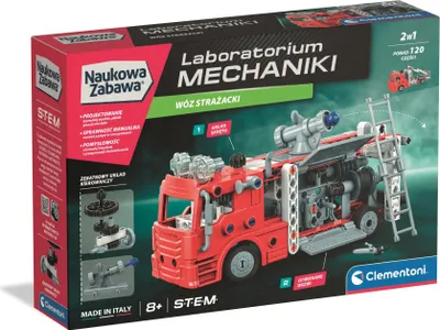 Produktbild von CLEMENTONI Science Fun - Mechaniklabor - Feuerwehrauto 50245