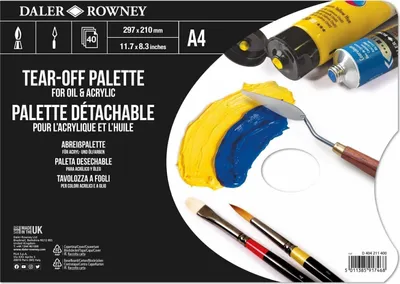 Zdjęcie produktu dla Daler Rowney 404211400 Paleta malarska A4 40 szt