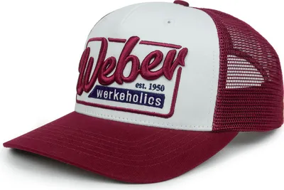 Produktbild von Weber #Werkeholics Mesh Baseball Cap rot/weiß