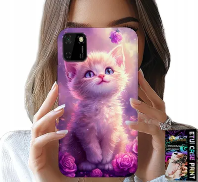 Image de Étui Pour Huawei Y5P - Mignon Chat, Chat, Dessins D'animaux