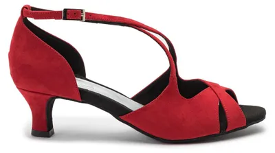 Produktbild von Dancing Queens Grace Harmony Tanzschuhe Wildleder - Absatz 8.0 cm thin