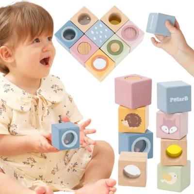 Immagine prodotto di VIGA Blocchi sensoriali in legno PolarB