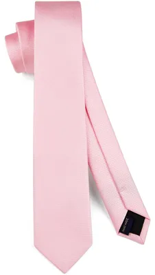 Zdjęcie produktu dla Krawat wąski - Jedwab - 6 cm - Czarny